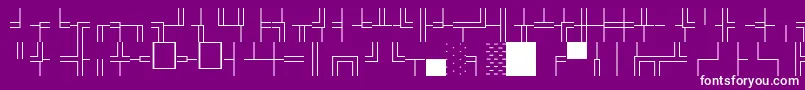 Подробнее о шрифте BoxdrawOrnamentsNormal Шрифт BoxdrawOrnamentsNormal – белые шрифты на фиолетовом фоне
