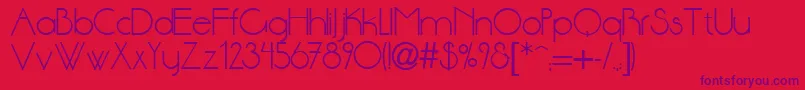 DsStandartcyr Font – Purple Fonts on Red Background