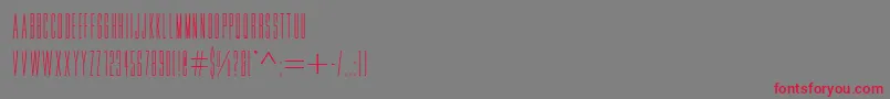 Movieletterscyrillic Font – Red Fonts on Gray Background