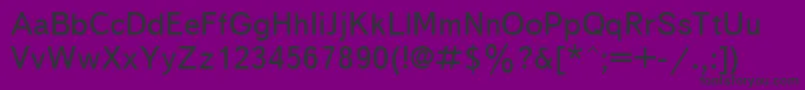 TextbookCyrillic Font – Black Fonts on Purple Background