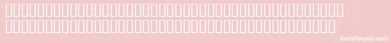 ThoughtPoliceUnarmed Font – White Fonts on Pink Background