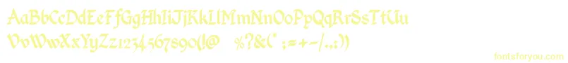 KingthingsCalligraphica Font – Yellow Fonts