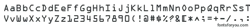 Шрифт OcrABt – шрифты, начинающиеся на O