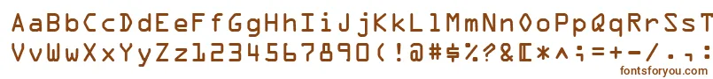 OcrABt Font – Brown Fonts