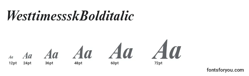 WesttimessskBolditalic Font Sizes