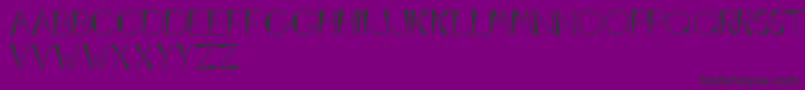 Conewedgemodular-fontti – mustat fontit violetilla taustalla