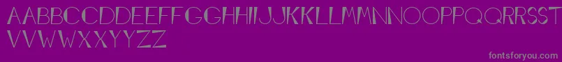 fuente Conewedgemodular – Fuentes Grises Sobre Fondo Morado