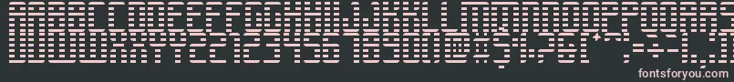 Retrosynthwave Font – Pink Fonts on Black Background