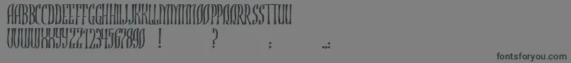 JmhRojo Font – Black Fonts on Gray Background