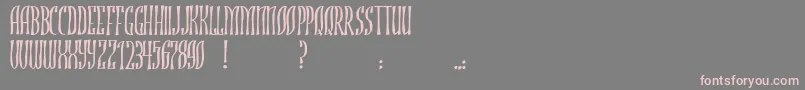 JmhRojo Font – Pink Fonts on Gray Background