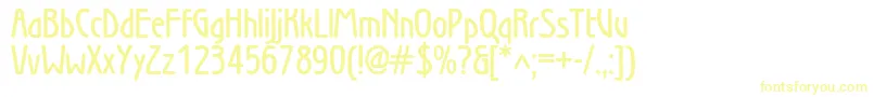 WienlightDemibold Font – Yellow Fonts