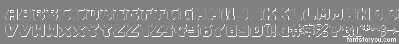 Astropolis3D Font – White Fonts on Gray Background