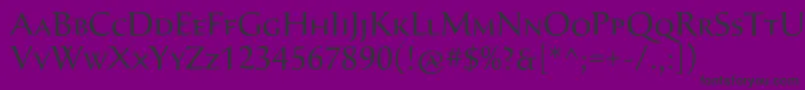 SavaproRegular Font – Black Fonts on Purple Background