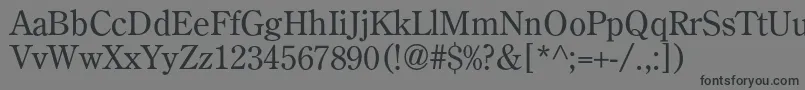 Agcenturionc Font – Black Fonts on Gray Background