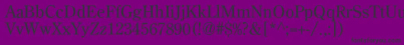 Agcenturionc Font – Black Fonts on Purple Background