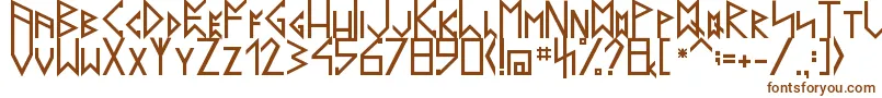 fuente LatinRunesV20 – Fuentes Marrones