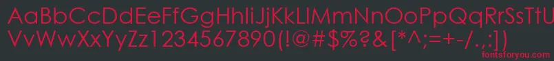Ft53 Font – Red Fonts on Black Background