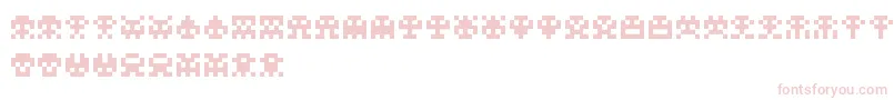 ScumskullzRegular-fontti – vaaleanpunaiset fontit valkoisella taustalla