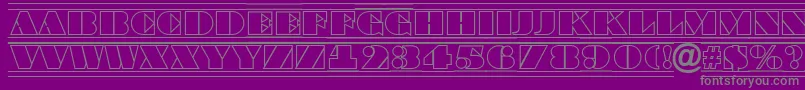 ABraggatitulotldcfr Font – Gray Fonts on Purple Background