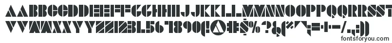フォントSavaroStencilDemo – ロゴ用のフォント