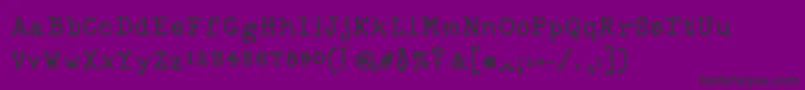 Шрифт Righter – чёрные шрифты на фиолетовом фоне