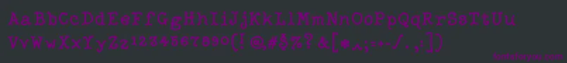 Шрифт Righter – фиолетовые шрифты на чёрном фоне