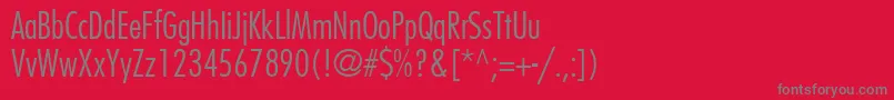 Fujiyamalight Font – Gray Fonts on Red Background