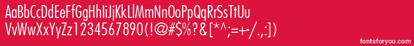 Fujiyamalight Font – White Fonts on Red Background