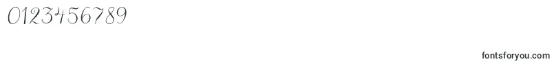 CarolynaWords-Schriftart – Schriften für Zahlen und Nummern