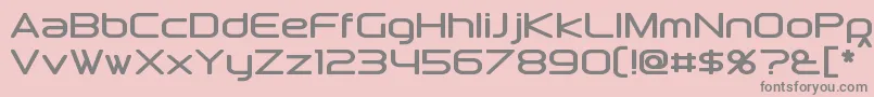 Downlink Font – Gray Fonts on Pink Background