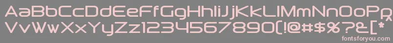 Downlink Font – Pink Fonts on Gray Background