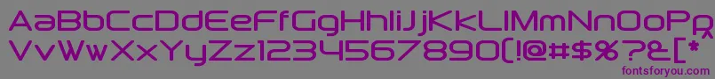 Downlink Font – Purple Fonts on Gray Background