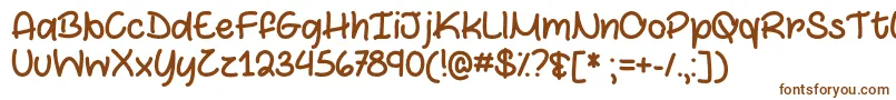 MarshmallowsAndChocolateOtf Font – Brown Fonts