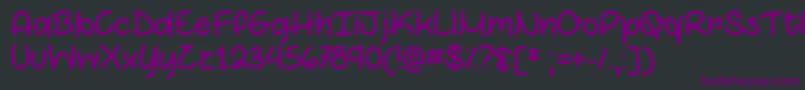 MarshmallowsAndChocolateOtf Font – Purple Fonts on Black Background