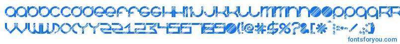 Шрифт BeastmodeDisco – синие шрифты