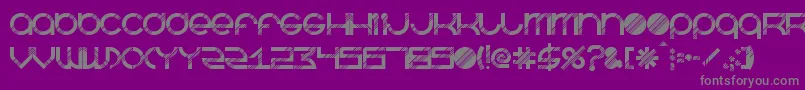 BeastmodeDisco Font – Gray Fonts on Purple Background