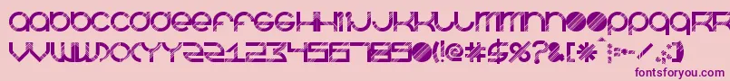 Шрифт BeastmodeDisco – фиолетовые шрифты на розовом фоне