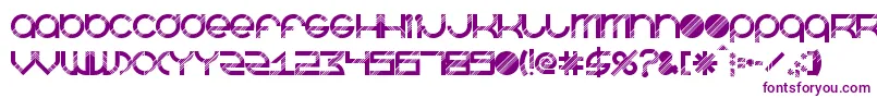 Шрифт BeastmodeDisco – фиолетовые шрифты на белом фоне