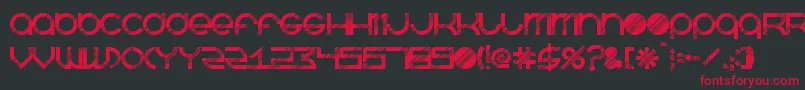 BeastmodeDisco Font – Red Fonts on Black Background