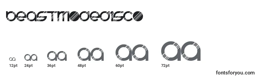BeastmodeDisco Font Sizes