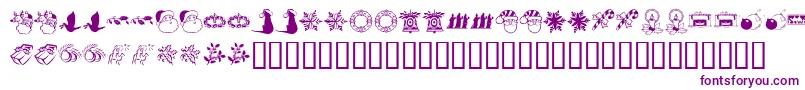 KrChristmasDingsTwo Font – Purple Fonts