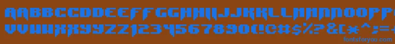 Шрифт SyntaxError – синие шрифты на коричневом фоне