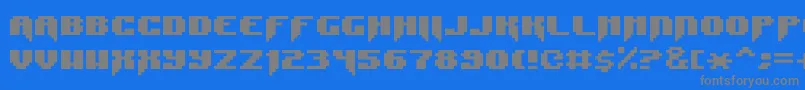 Шрифт SyntaxError – серые шрифты на синем фоне