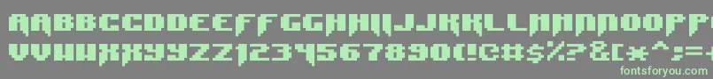 SyntaxError-Schriftart – Grüne Schriften auf grauem Hintergrund