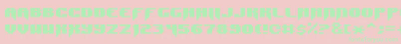 fuente SyntaxError – Fuentes Verdes Sobre Fondo Rosa