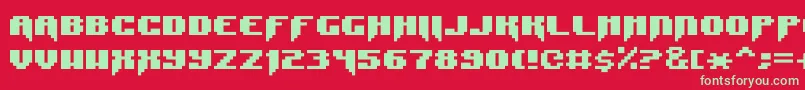 Шрифт SyntaxError – зелёные шрифты на красном фоне