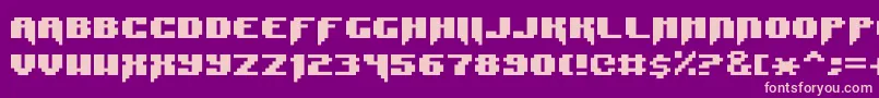 Шрифт SyntaxError – розовые шрифты на фиолетовом фоне
