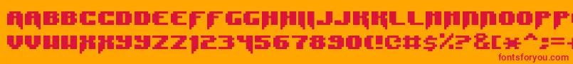 フォントSyntaxError – オレンジの背景に赤い文字