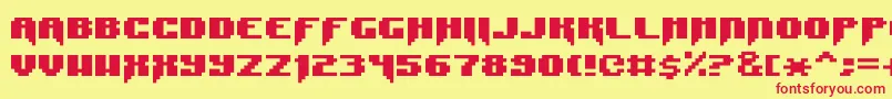 SyntaxError Font – Red Fonts on Yellow Background