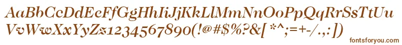 CaslonOsfMediumItalic Font – Brown Fonts